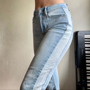 Pacsun two tone mom jeans